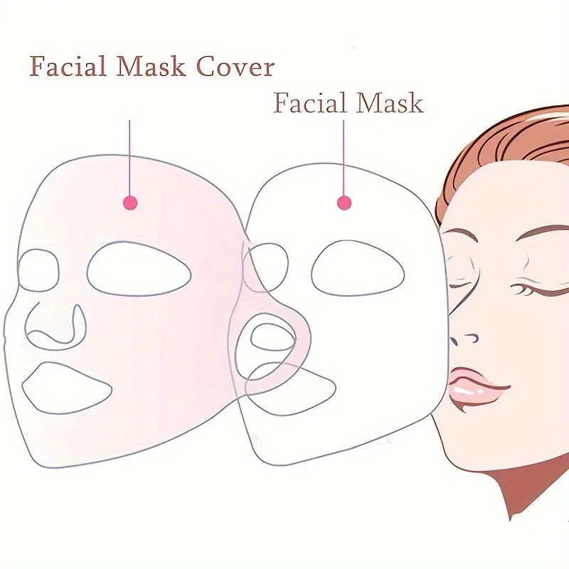 3D Silicone Reusable Mask Cover – Enhances Moisturizing & Skin Care Absorption