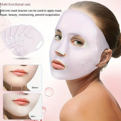3D Silicone Reusable Mask Cover – Enhances Moisturizing & Skin Care Absorption