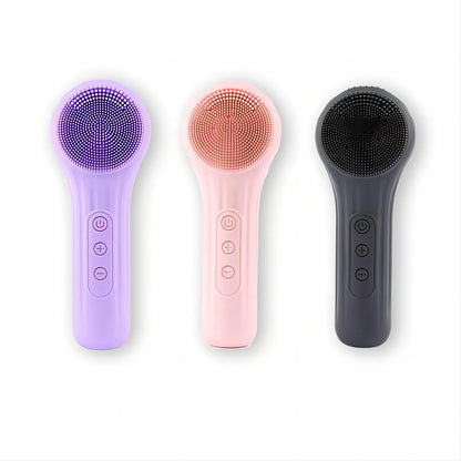 Sonic Rechargeable Facial Cleansing Brush – Waterproof, Exfoliating, Deep Pore Cleaner"