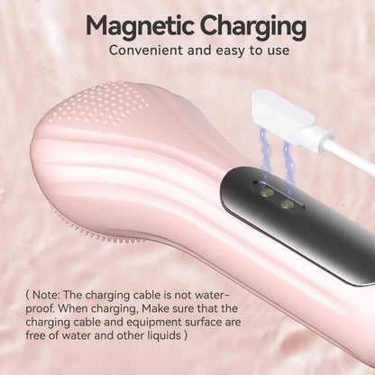 Sonic Rechargeable Facial Cleansing Brush – Waterproof, Exfoliating, Deep Pore Cleaner"