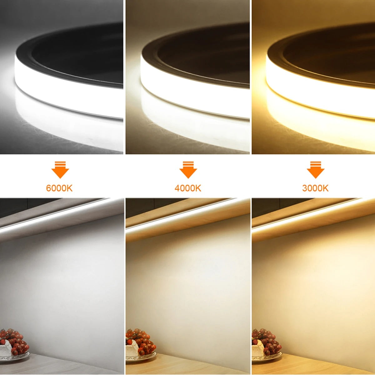 Smart PIR Motion Sensor COB LED Strip Light | Auto ON/OFF Waterproof Neon Light