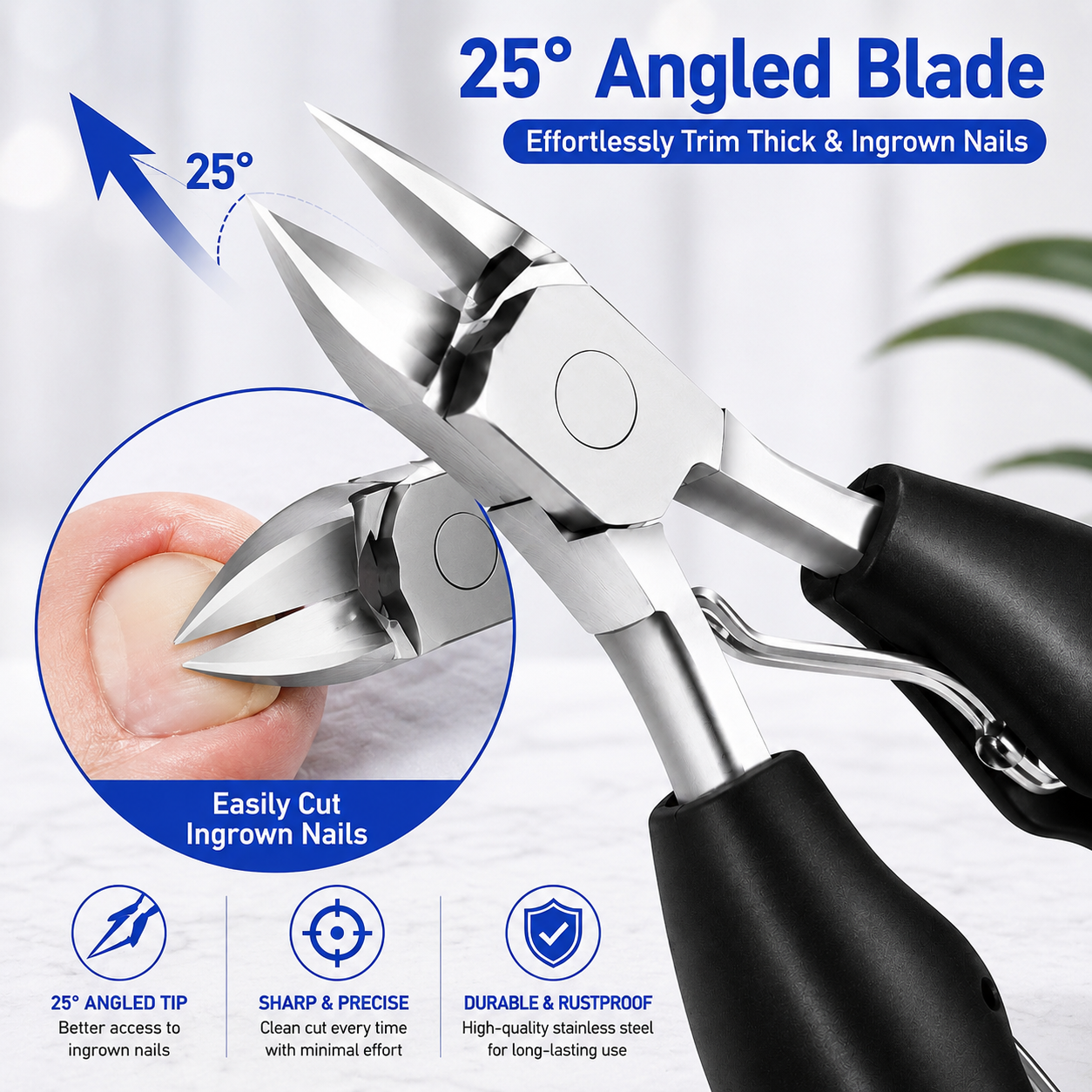 🔥Last Day Sale 50% OFF - Zenoics Nail Nippers